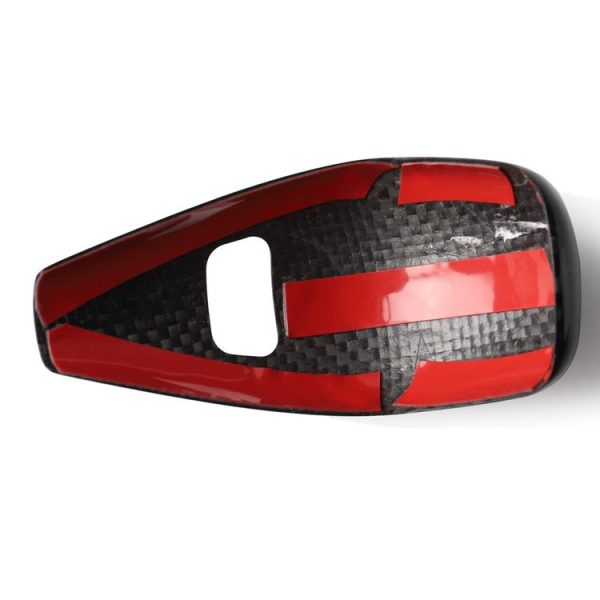 Car Carbon Fiber Gear Shift Knob Decorative Sticker for BMW 3 Series G20 / G28 / 325Li / 330d / 335 2019-2020, Left and Right Drive Universal - Image 4