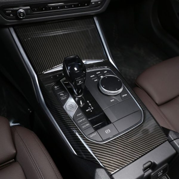 Car Carbon Fiber Gear Panel Decorative Sticker for BMW 3 Series G20 / G28 / 325Li / 330d / 335 2019-2020, Left Drive - Image 5