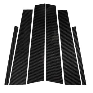 Car Carbon Fiber B Pillar Decorative Sticker for BMW 3 Series G20 / G28 / 325Li / 330d / 335 2019-2020, Left and Right Drive Universal