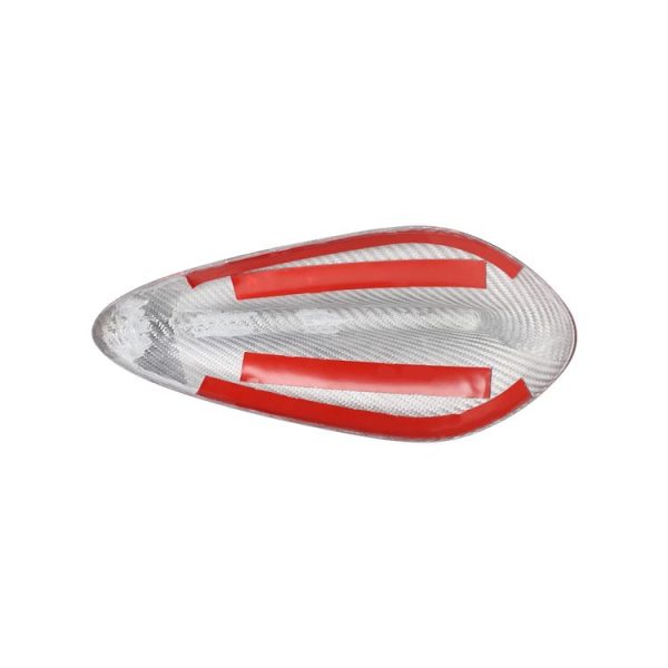 Car Carbon Fiber Antenna Decorative Cover for BMW F15, D Style (Red) - Image 6