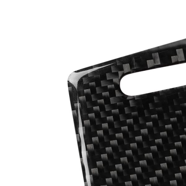 Car Carbon Fiber Water Cup Holder Panel Decorative Sticker for Audi A6 S6 C7 A7 S7 4G8 2012-2018, Left and Right Drive Universal - Image 4