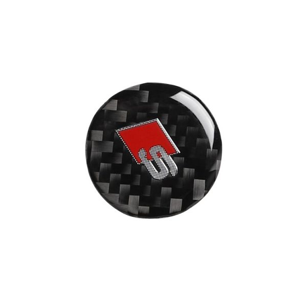 Car Carbon Fiber Multimedia Knob Decorative Sticker for Audi A6 S6 C7 A7 S7 4G8 2012-2018, Left and Right Drive Universal - Image 3