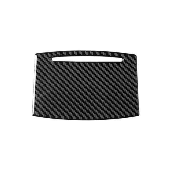 Car Carbon Fiber Water Cup Cover Decorative Sticker for Audi A6 2005-2011, Left and Right Drive Universal - Image 2