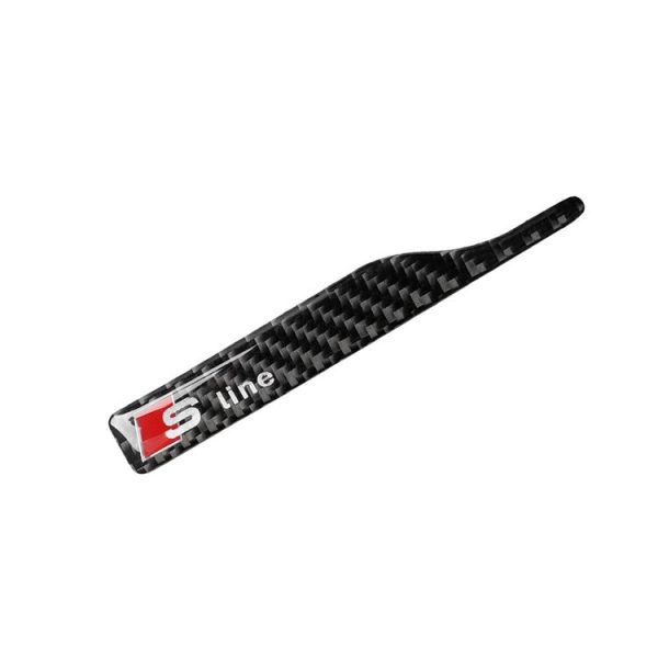 Car Carbon Fiber S Line Pattern Rearview Mirror Anti-collision Sticker for Audi TT, Left and Right Drive Universal - Image 3