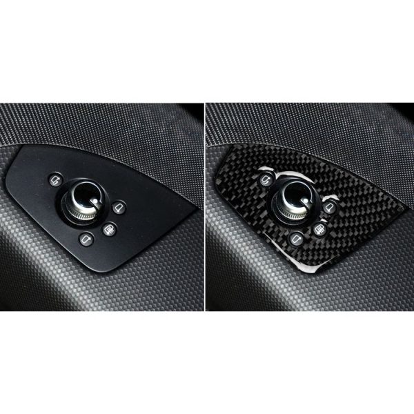 Car Carbon Fiber Door Button Decorative Sticker for Audi TT 8n 8J MK123 TTRS 2008-2014, Right Drive, B Style - Image 7