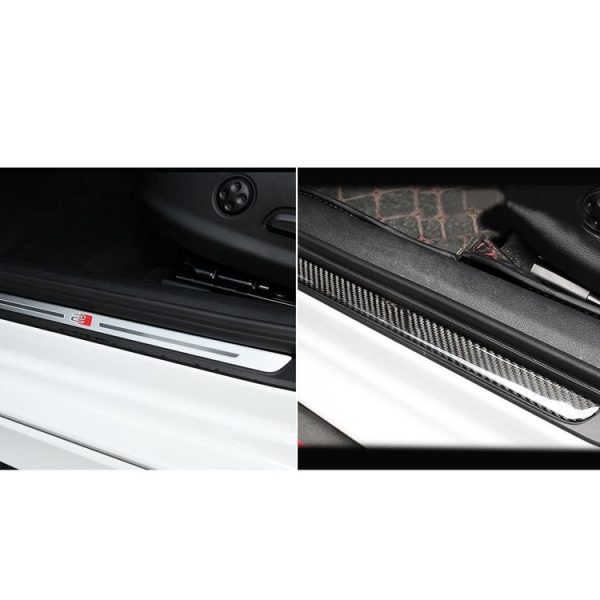 Car Carbon Fiber Threshold Decorative Sticker for Audi A3 2014-2019, Left and Right Drive Universal - Image 7