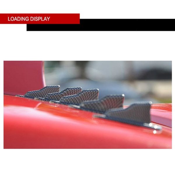 Universal Car Modification EVO Style Car Roof Radio Signal Shark Fin Decoration Accessories, Carbon Fiber Texture Style - Image 5