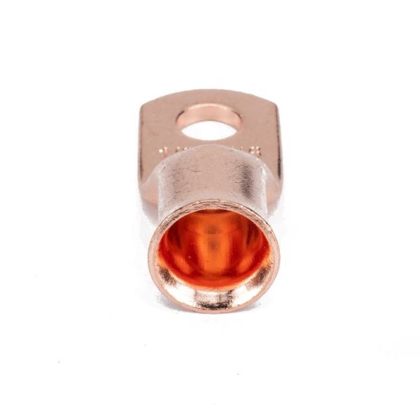 10 PCS AWG T2 Copper Heavy-duty Cold-pressed Wire Terminals 1 / 0 x 5 / 16 with Heat Shrinkable Tube - Image 4