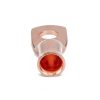 10 PCS AWG T2 Copper Heavy-duty Cold-pressed Wire Terminals 6 x 1 / 4 with Heat Shrinkable Tube - Image 4
