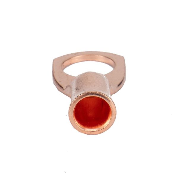 10 PCS AWG T2 Copper Heavy-duty Cold-pressed Wire Terminals 8 x 3 / 8 with Heat Shrinkable Tube - Image 4