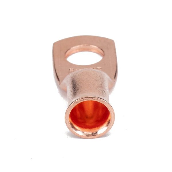 10 PCS AWG T2 Copper Heavy-duty Cold-pressed Wire Terminals 8 x 5 / 16 with Heat Shrinkable Tube - Image 4