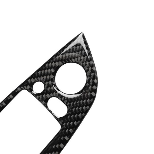 4 in 1 Car Carbon Fiber Tricolor Window Lift Switch Panel Decorative Sticker for BMW 2008-2013 X5 E70 / 2009-2014 X6 E71, High Configuration Left Drive - Image 4