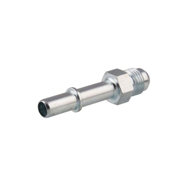 Car Oil End Fitting Adaptor 6 AN Male to 3 / 8 SAE Quick Disconnect Male Push Welded Long Joint - Image 2