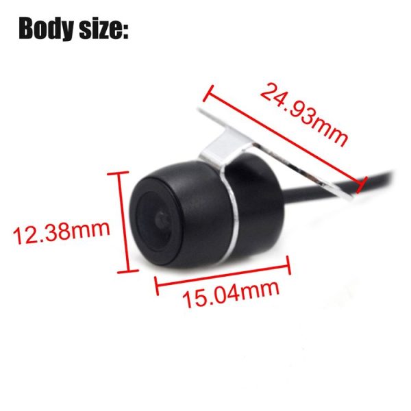 640x480 Pixel Waterproof Car Auto-sensitivity 12mm Mini Butterfly Rear View Backup Reverse Camera - Image 4