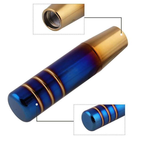 Universal Car Aluminum Alloy Gear Shift Knob Modified Shifter Lever Knob, Length: 13cm - Image 4