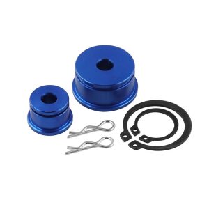 Car W1 Short Shifter + Base Bushings + Cable Bushings for Honda SI EP3 BLUE