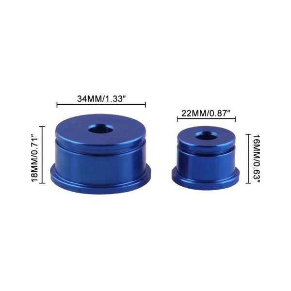 Car W1 Short Shifter + Base Bushings + Cable Bushings for Honda SI EP3 BLUE - Image 3