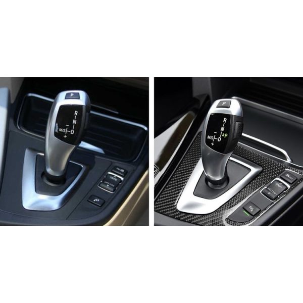 Car Carbon Fiber Gear Position Panel Decorative Sticker for BMW 2013-2017 3 Series F30 / 3GTSeries F34, Right Drive - Image 6