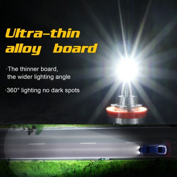 2 PCS I5 H11 DC9-30V 26W 6000K 2400LM IP67 Car High Bright LED Headlight Lamps - Image 4