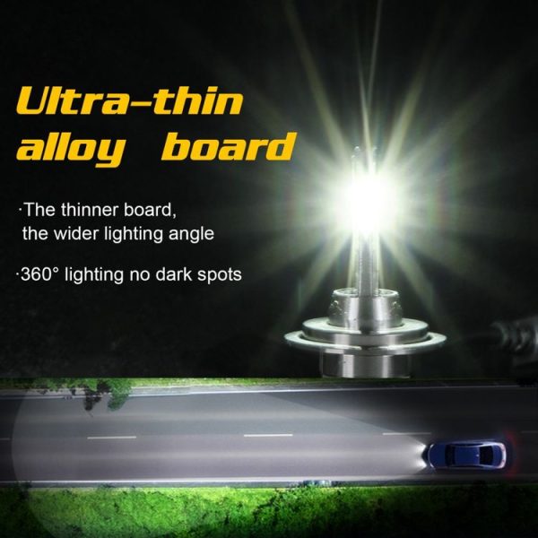 2 PCS I5 H7 DC9-30V 26W 6000K 2400LM IP67 Car High Bright LED Headlight Lamps - Image 4