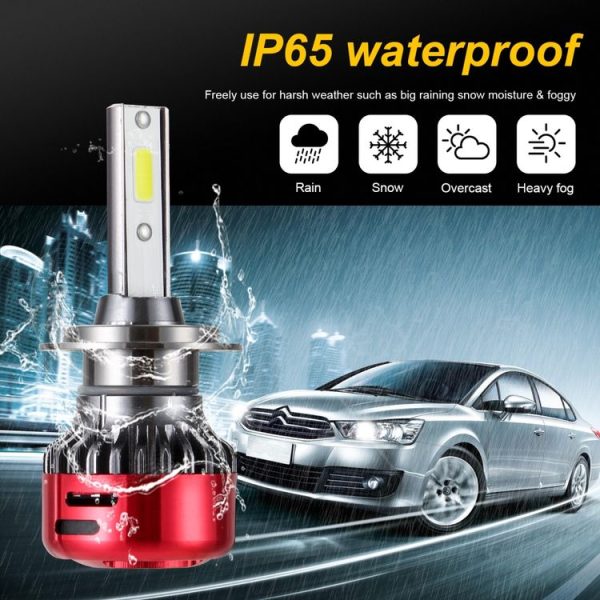 2 PCS I5 H7 DC9-30V 26W 6000K 2400LM IP67 Car High Bright LED Headlight Lamps - Image 8