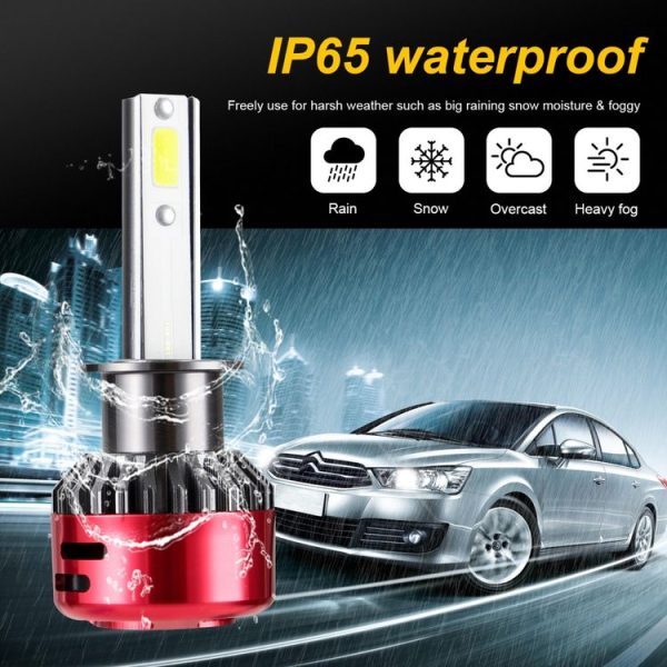 2 PCS I5 H1 DC9-30V 26W 6000K 2400LM IP67 Car High Bright LED Headlight Lamps - Image 7