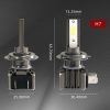 2 PCS M2 H7 DC9-36V 9.2W 6000K 1000LM Car LED Headlight Lamps - Image 3