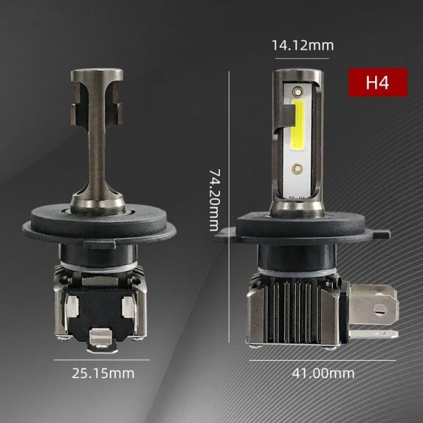 2 PCS M2 H4 DC9-36V 9.2W 6000K 1000LM Car LED Headlight Lamps - Image 3