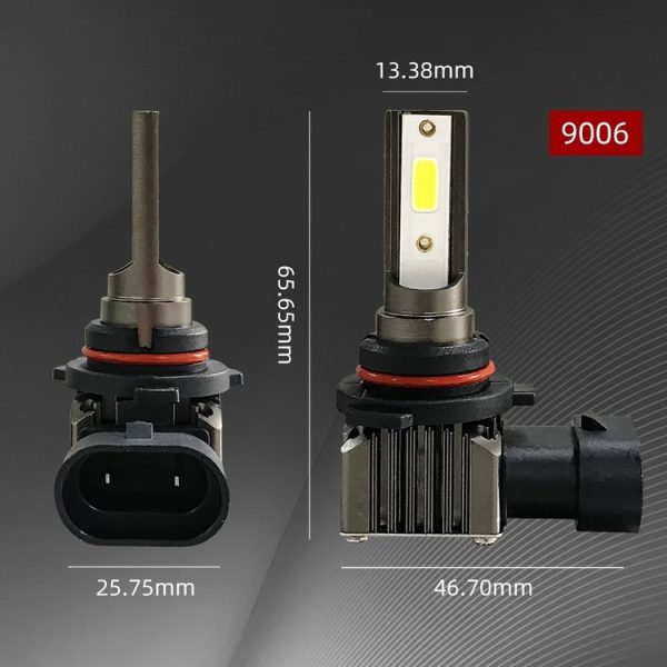 2 PCS M2 9006 / HB4 DC9-36V 9.2W 6000K 1000LM Car LED Headlight Lamps - Image 3