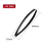 2 PCS Carbon Fiber Car Lamp Eyebrow Decorative Sticker for 2005-2012 BMW 3 Series E92 M3 - Image 4