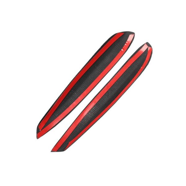 2 PCS Carbon Fiber Car Lamp Eyebrow Decorative Sticker for 1992-1999 Volkswagen Golf 3 / MK3 - Image 3