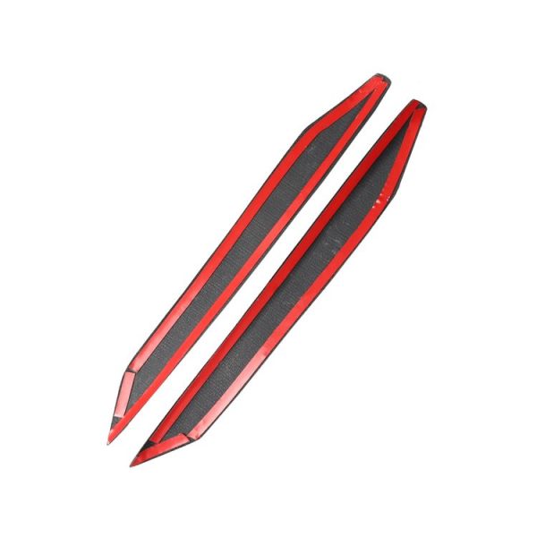 2 PCS Carbon Fiber Car Lamp Eyebrow Decorative Sticker for 2009-2011 Hyundai Genesis Coupe - Image 3