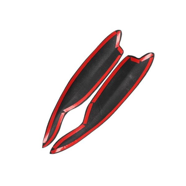 2 PCS Carbon Fiber Car Lamp Eyebrow Decorative Sticker for 2007-2014 Smart W451 - Image 3