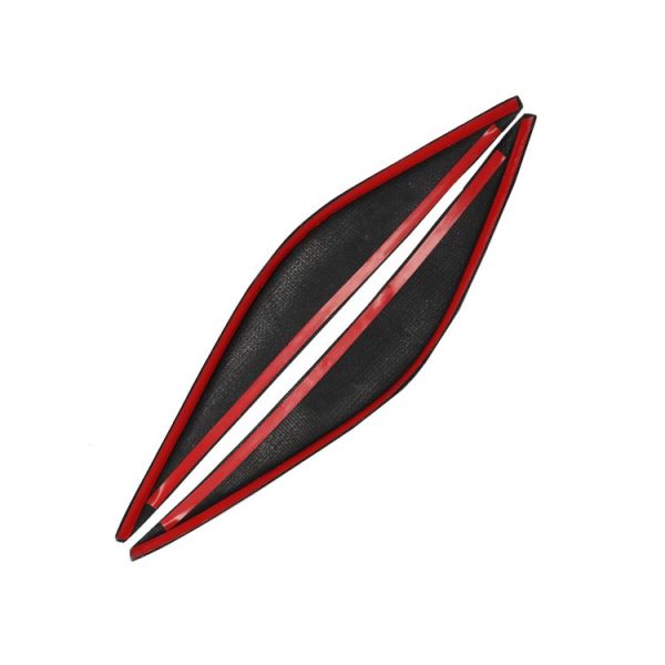 2 PCS Carbon Fiber Car Lamp Eyebrow Decorative Sticker for 2002-2005 Ford Fiesta MK6 - Image 3