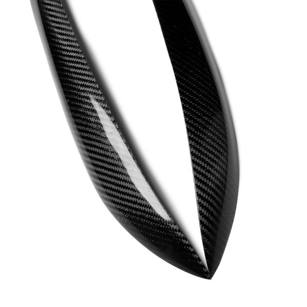 2 PCS Carbon Fiber Car Lamp Eyebrow Decorative Sticker for 1999-2002 Nissan Skyline R34 - Image 2