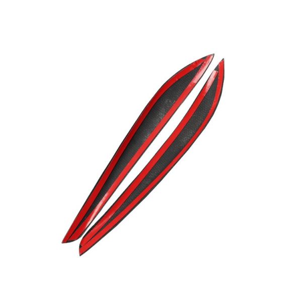 2 PCS Carbon Fiber Car Lamp Eyebrow Decorative Sticker for 1999-2002 Nissan Skyline R34 - Image 3