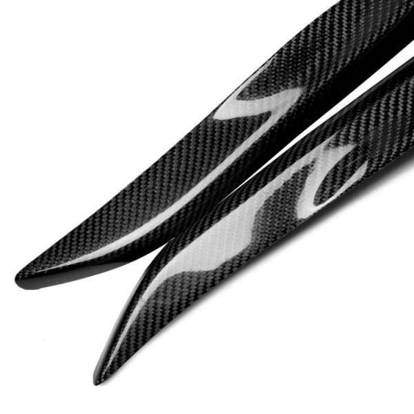 2 PCS Carbon Fiber Car Lamp Eyebrow Decorative Sticker for 2006-2008 Subaru Legacy - Image 2
