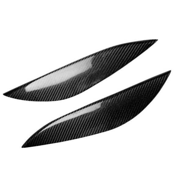 2 PCS Carbon Fiber Car Lamp Eyebrow Decorative Sticker for 2001-2003 Honda Civic - Image 2