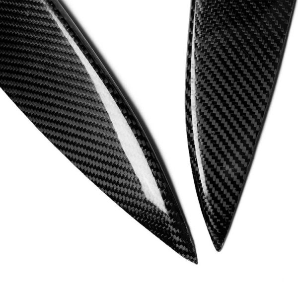 2 PCS Carbon Fiber Car Lamp Eyebrow Decorative Sticker for 2001-2003 Honda Civic - Image 5