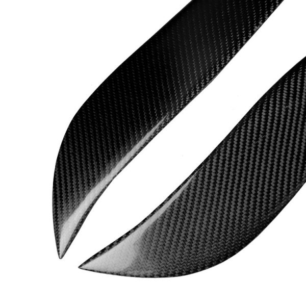 2 PCS Carbon Fiber Car Lamp Eyebrow Decorative Sticker for 1993-1998 Toyota Supra - Image 5