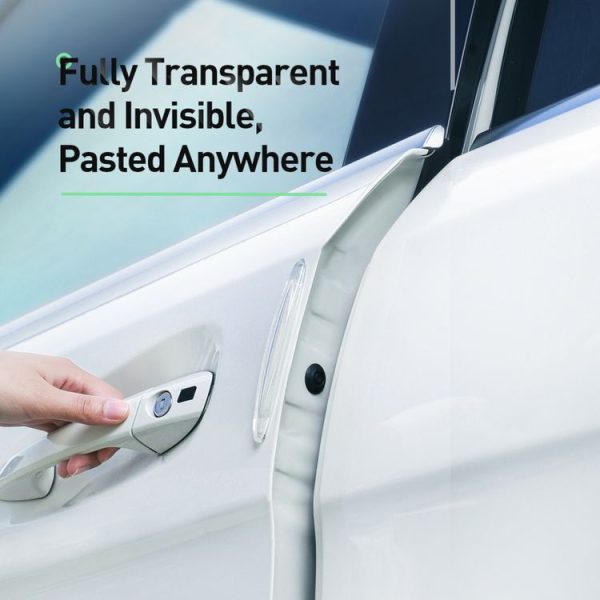4 PCS Baseus Bumper Strip Car Body Bumper Guard Anti-collision Protector Strip Sticker - Image 4