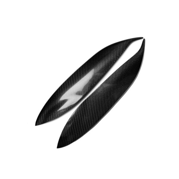 2 PCS Carbon Fiber Car Lamp Eyebrow Decorative Sticker for 1996-1998 Honda Civic - Image 2