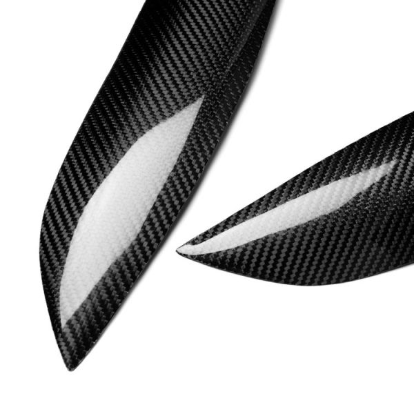 2 PCS Carbon Fiber Car Lamp Eyebrow Decorative Sticker for Volkswagen Golf 5 / MK5 / Sagitar - Image 2