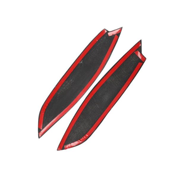 2 PCS Carbon Fiber Car Lamp Eyebrow Decorative Sticker for Volkswagen Golf 5 / MK5 / Sagitar - Image 3