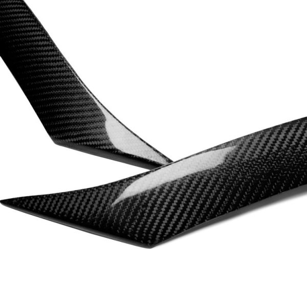 2 PCS Carbon Fiber Car Lamp Eyebrow Decorative Sticker for 2009-2012 Mazda New RX8 - Image 2