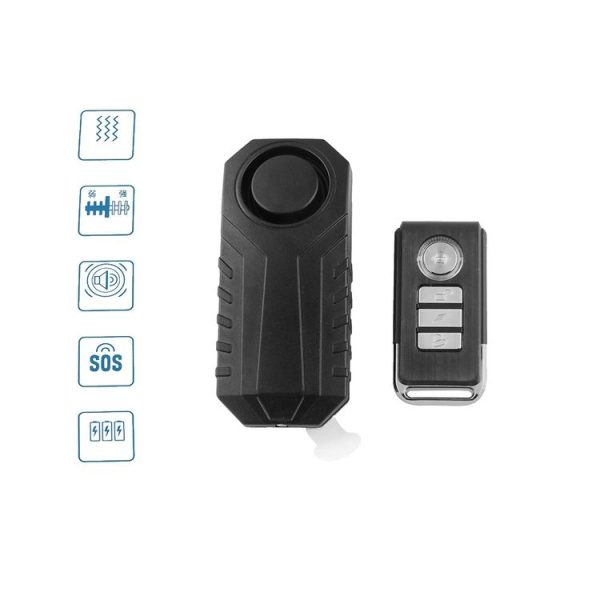 Wireless Anti-Theft Vibration Motorcycle Bicycle Waterproof Security Bike Alarm with Remote - Image 5