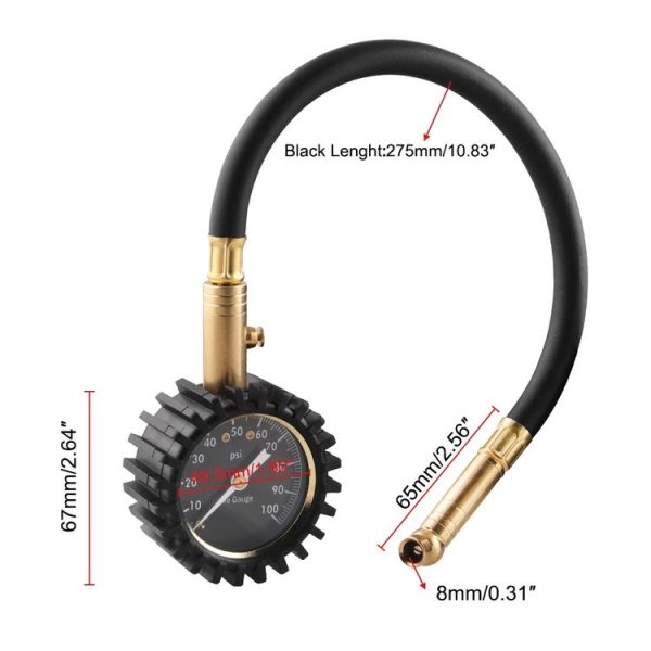 MB-TP105 Car Tire Air Pressure Inflator Gauge Vehicle Tester Inflation Monitoring - Image 3