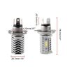 MB-SL009 H4 DC9-32V 15W 1600LM 6500K Universal Motorcycle High and Low Beam Highlight Headlights with 9 CSP Lamp Beams - Image 4