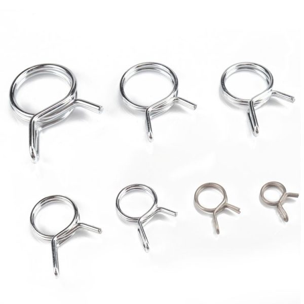 70 PCS Double Wire Spring Tube Clamp Water Pipe Clamps, Size: 6.0-18mm - Image 4