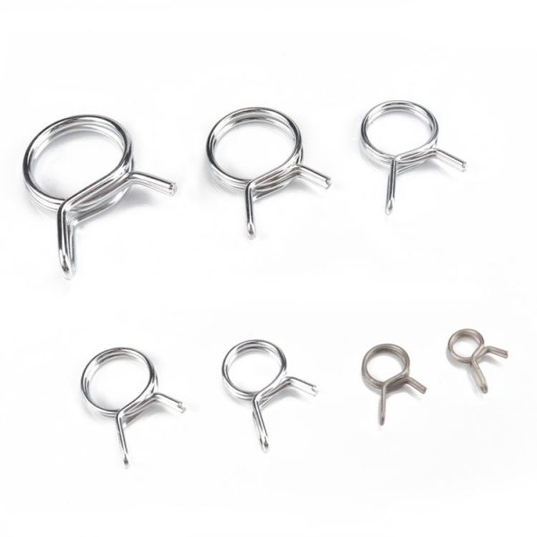 70 PCS Double Wire Spring Tube Clamp Water Pipe Clamps, Size: 5.0-18mm - Image 4
